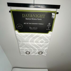 Day & Night Blackout Window Panels Set of 2  White 84" - Curtains, Drapes